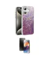 ieg™ iPhone 16 Kılıf Zirve Modern Prime - Siyah 3D Antistatik Mat Seramik Nano Ekran Koruyucu