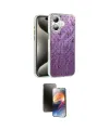 ieg™ iPhone 16 Kılıf Zirve Modern Prime - Siyah 3D Antistatik Mat Seramik Nano Ekran Koruyucu