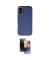 ieg™ iPhone 16 Kılıf Zirve Modern Prime - Siyah 3D Antistatik Mat Seramik Nano Ekran Koruyucu