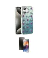 ieg™ iPhone 16 Kılıf Zirve Modern Prime - Siyah 3D Antistatik Mat Seramik Nano Ekran Koruyucu