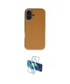 ieg™ iPhone 16 Kılıf Zirve Modern Prime - Siyah 3D Antistatik Seramik Nano Ekran Koruyucu