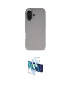 ieg™ iPhone 16 Kılıf Zirve Modern Prime - Siyah 3D Antistatik Seramik Nano Ekran Koruyucu
