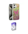 ieg™ iPhone 16 Kılıf Zirve Modern Prime - Siyah Bilvis 5in1 3D Magic Cam Ekran Koruyucu