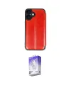 ieg™ iPhone 16 Kılıf Zirve Yansıma Serisi - Siyah Bilvis 5in1 3D Magic Cam Ekran Koruyucu