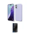 ieg™ iPhone 16 Plus Kılıf Ahenk Serisi - Siyah 3D Antistatik Hayalet Cam Ekran Koruyucu