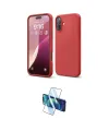 ieg™ iPhone 16 Plus Kılıf Ahenk Serisi - Siyah 3D Antistatik Seramik Nano Ekran Koruyucu