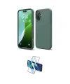 ieg™ iPhone 16 Plus Kılıf Ahenk Serisi - Siyah 3D Antistatik Seramik Nano Ekran Koruyucu