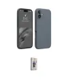 ieg™ iPhone 16 Plus Kılıf Ahenk Serisi - Siyah Bilvis 3D Cam Ekran Koruyucu