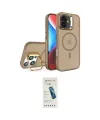 ieg™ iPhone 16 Plus Kılıf Akış Form - Şeffaf Pasifik Cam Ekran Koruyucu