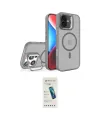ieg™ iPhone 16 Plus Kılıf Akış Form - Şeffaf Pasifik Cam Ekran Koruyucu