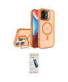 ieg™ iPhone 16 Plus Kılıf Akış Form - Şeffaf Pasifik Cam Ekran Koruyucu
