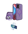 ieg™ iPhone 16 Plus Kılıf Akış Form - Siyah 3D Antistatik Seramik Nano Ekran Koruyucu
