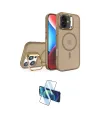 ieg™ iPhone 16 Plus Kılıf Akış Form - Siyah 3D Antistatik Seramik Nano Ekran Koruyucu