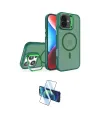 ieg™ iPhone 16 Plus Kılıf Akış Form - Siyah 3D Antistatik Seramik Nano Ekran Koruyucu