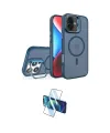 ieg™ iPhone 16 Plus Kılıf Akış Form - Siyah 3D Antistatik Seramik Nano Ekran Koruyucu