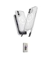 ieg™ iPhone 16 Plus Kılıf Atlas Doku Koleksiyonu - Siyah Bilvis 3D Cam Ekran Koruyucu