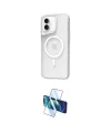 ieg™ iPhone 16 Plus Kılıf Atlas Serisi - Siyah 3D Antistatik Seramik Nano Ekran Koruyucu