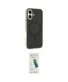 ieg™ iPhone 16 Plus Kılıf Çekirdek Modern Prime - Şeffaf Pasifik Cam Ekran Koruyucu