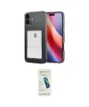 ieg™ iPhone 16 Plus Kılıf Doruk Klasik Koleksiyonu - Şeffaf Pasifik Cam Ekran Koruyucu