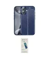 ieg™ iPhone 16 Plus Kılıf Doruk Klasik Özel Seri - Şeffaf Pasifik Cam Ekran Koruyucu