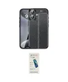 ieg™ iPhone 16 Plus Kılıf Doruk Klasik Özel Seri - Şeffaf Pasifik Cam Ekran Koruyucu