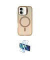 ieg™ iPhone 16 Plus Kılıf Doruk Klasik Prime - Siyah 3D Antistatik Cam Ekran Koruyucu