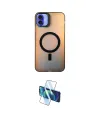 ieg™ iPhone 16 Plus Kılıf Doruk Klasik Prime - Siyah 3D Antistatik Seramik Nano Ekran Koruyucu