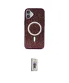 ieg™ iPhone 16 Plus Kılıf Eksen Çizgi - Siyah Bilvis 3D Cam Ekran Koruyucu