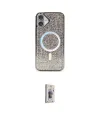ieg™ iPhone 16 Plus Kılıf Eksen Çizgi - Siyah Bilvis 3D Cam Ekran Koruyucu
