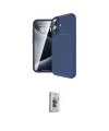 ieg™ iPhone 16 Plus Kılıf Eksen Form Prime - Siyah Bilvis 3D Cam Ekran Koruyucu