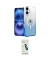 ieg™ iPhone 16 Plus Kılıf Eksen Minimal Özel Seri - Şeffaf Pasifik Cam Ekran Koruyucu