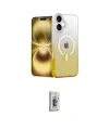 ieg™ iPhone 16 Plus Kılıf Eksen Minimal Özel Seri - Siyah Bilvis 3D Cam Ekran Koruyucu