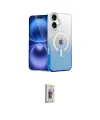 ieg™ iPhone 16 Plus Kılıf Eksen Minimal Özel Seri - Siyah Bilvis 3D Cam Ekran Koruyucu