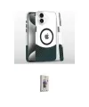 ieg™ iPhone 16 Plus Kılıf İz Asil Prime - Siyah Bilvis 3D Cam Ekran Koruyucu