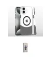 ieg™ iPhone 16 Plus Kılıf İz Asil Prime - Siyah Bilvis 3D Cam Ekran Koruyucu