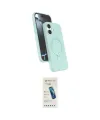ieg™ iPhone 16 Plus Kılıf İz Işık Koleksiyonu - Şeffaf Pasifik Cam Ekran Koruyucu