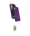 ieg™ iPhone 16 Plus Kılıf İz Işık Koleksiyonu - Siyah Bilvis 3D Cam Ekran Koruyucu