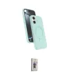 ieg™ iPhone 16 Plus Kılıf İz Işık Koleksiyonu - Siyah Bilvis 3D Cam Ekran Koruyucu