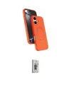 ieg™ iPhone 16 Plus Kılıf İz Işık Koleksiyonu - Siyah Bilvis 3D Cam Ekran Koruyucu