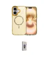 ieg™ iPhone 16 Plus Kılıf Kıvılcım Form Prime - Siyah Bilvis 3D Cam Ekran Koruyucu