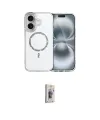 ieg™ iPhone 16 Plus Kılıf Kıvılcım Form Prime - Siyah Bilvis 3D Cam Ekran Koruyucu