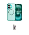 ieg™ iPhone 16 Plus Kılıf Kıvılcım Form Prime - Siyah Bilvis 3D Cam Ekran Koruyucu