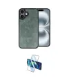 ieg™ iPhone 16 Plus Kılıf Kıvılcım Işık Serisi - Siyah 3D Antistatik Cam Ekran Koruyucu