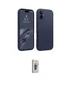 ieg™ iPhone 16 Plus Kılıf Kozmos Yansıma Özel Seri - Siyah Bilvis 3D Cam Ekran Koruyucu