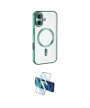 ieg™ iPhone 16 Plus Kılıf Nova Işık Özel Seri - Siyah 3D Antistatik Seramik Nano Ekran Koruyucu