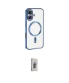 ieg™ iPhone 16 Plus Kılıf Nova Işık Özel Seri - Siyah Bilvis 3D Cam Ekran Koruyucu