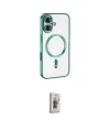ieg™ iPhone 16 Plus Kılıf Nova Işık Özel Seri - Siyah Bilvis 3D Cam Ekran Koruyucu