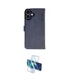 ieg™ iPhone 16 Plus Kılıf Siluet Işık Serisi - Siyah 3D Antistatik Cam Ekran Koruyucu