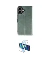 ieg™ iPhone 16 Plus Kılıf Siluet Işık Serisi - Siyah 3D Antistatik Cam Ekran Koruyucu