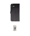 ieg™ iPhone 16 Plus Kılıf Siluet Işık Serisi - Siyah Bilvis 3D Cam Ekran Koruyucu